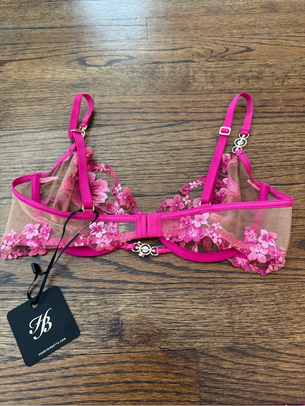 Honey Birdette Aluna Pink Set - Picture 15 of 16
